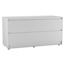 (White Carcass + White Drawers) 120cm Wide 4-Drawer Bedside End Cabinet Organiser Storage Unit Bedroom Furniture