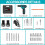 12V Cordless Electric Drill & Screwdriver - 20pcs Set - 2 Battery 7