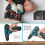 12V Cordless Electric Drill & Screwdriver - 20pcs Set - 2 Battery 3