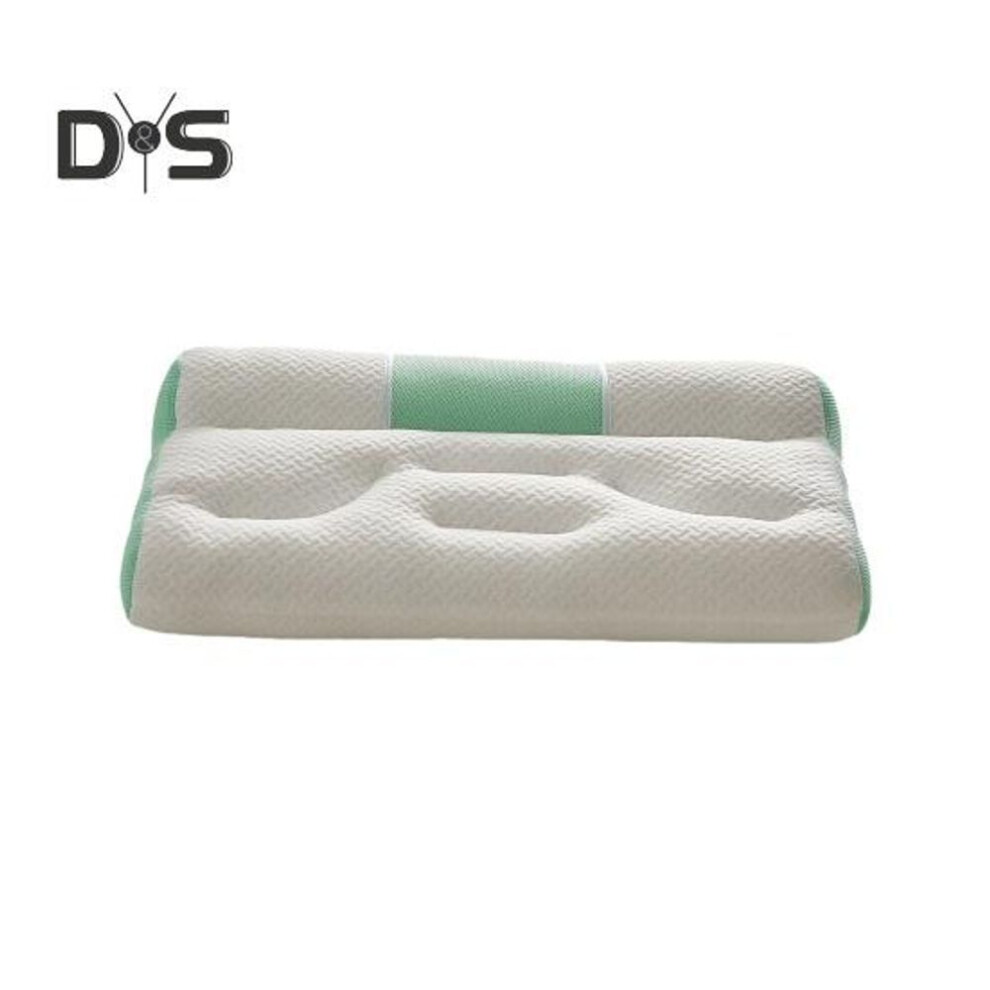 (green) Memory Foam Pillow Slow Rebound Elastic Neck Pain Relief Sleeping Pillow High-Density Cervical Support Breathable Washable Side Back Sleepers Pillow