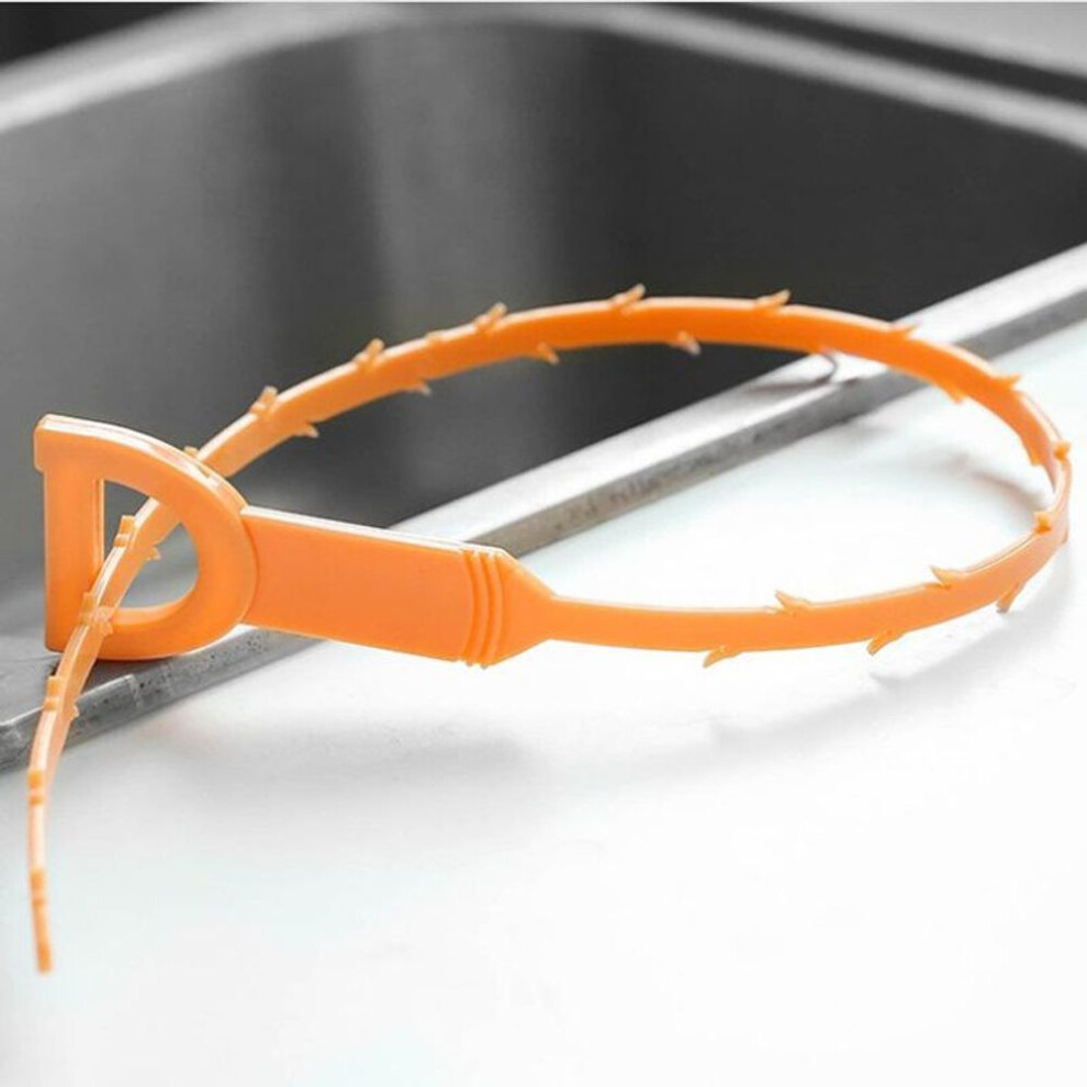 Sewer Hair Cleaner Toilet Pipe Unclogge Foreign Object Hook Pipe Cleaner Sink Kitchen Drain Cleaning Brush