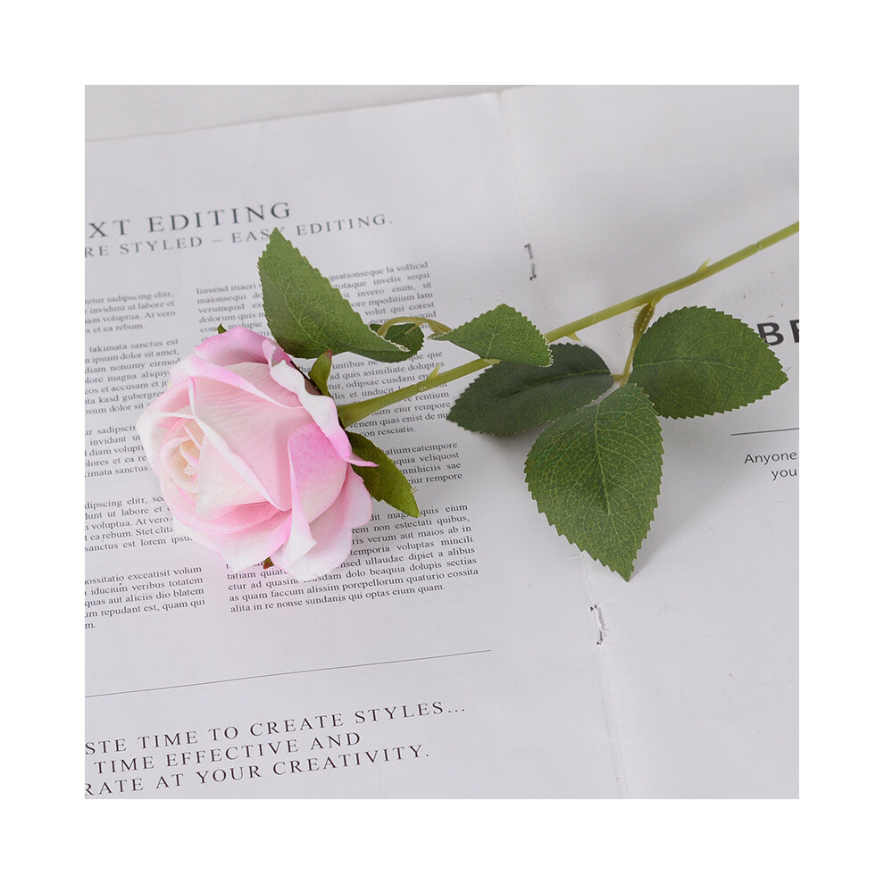 (StyleG) Velvet Rose Single Simulation Flower For Photography Props And Decor Home-image-OPC-PHD8CJV-NEW