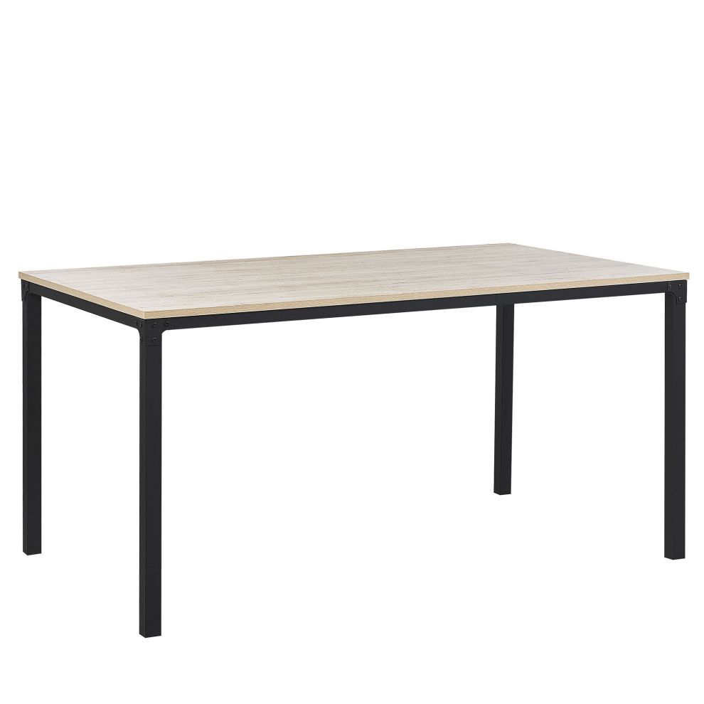 Dining Table HOCKLEY Light Brown 150 cm 90 cm