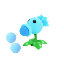 (SnowPea)Plants Vs Zombies Cartoon Plant Shooter Toy Pea Shooter Shooting Toy Geschenk Kinder