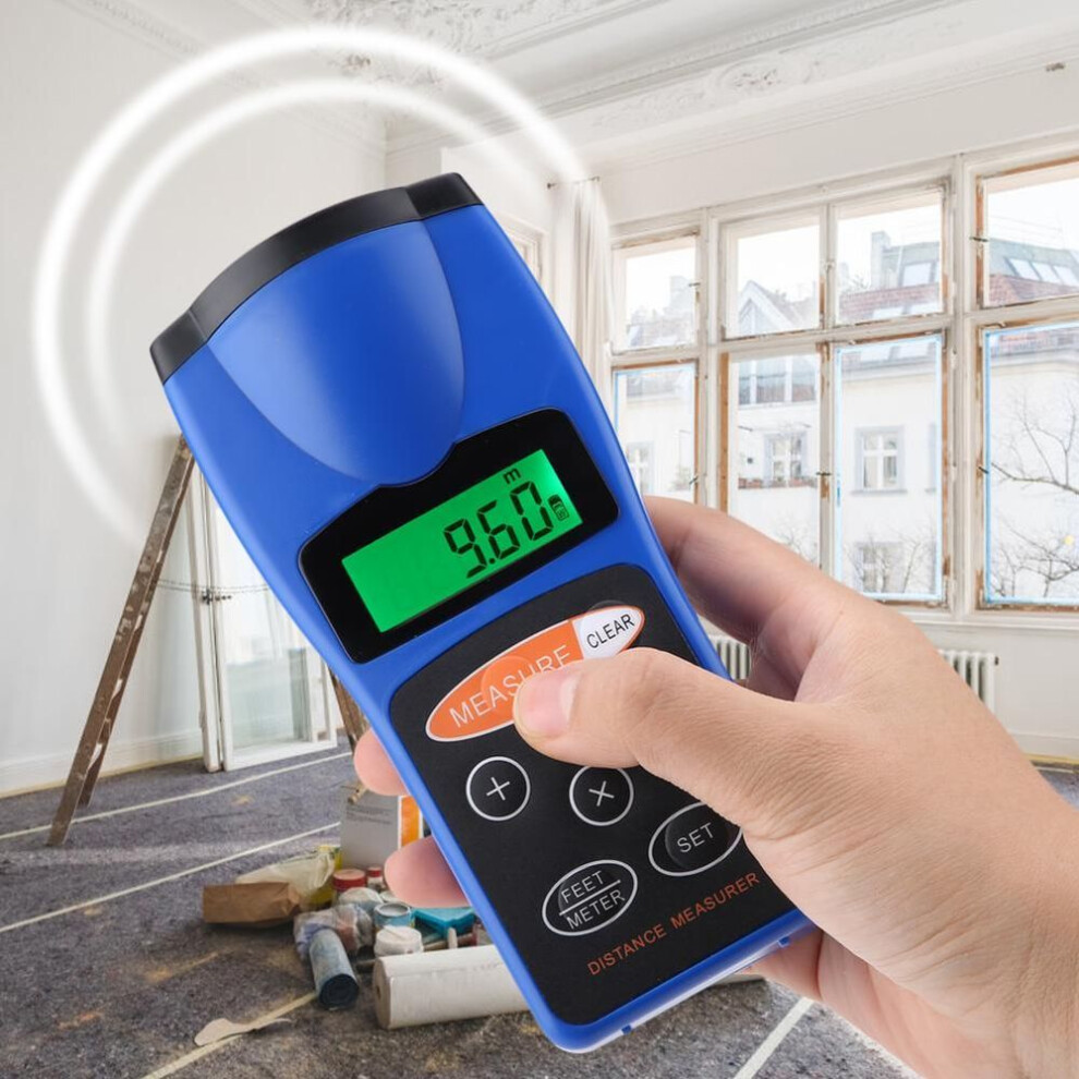 CP3008 Digital Ultrasonic Distance Measure Handheld Range Finder Distance Meter