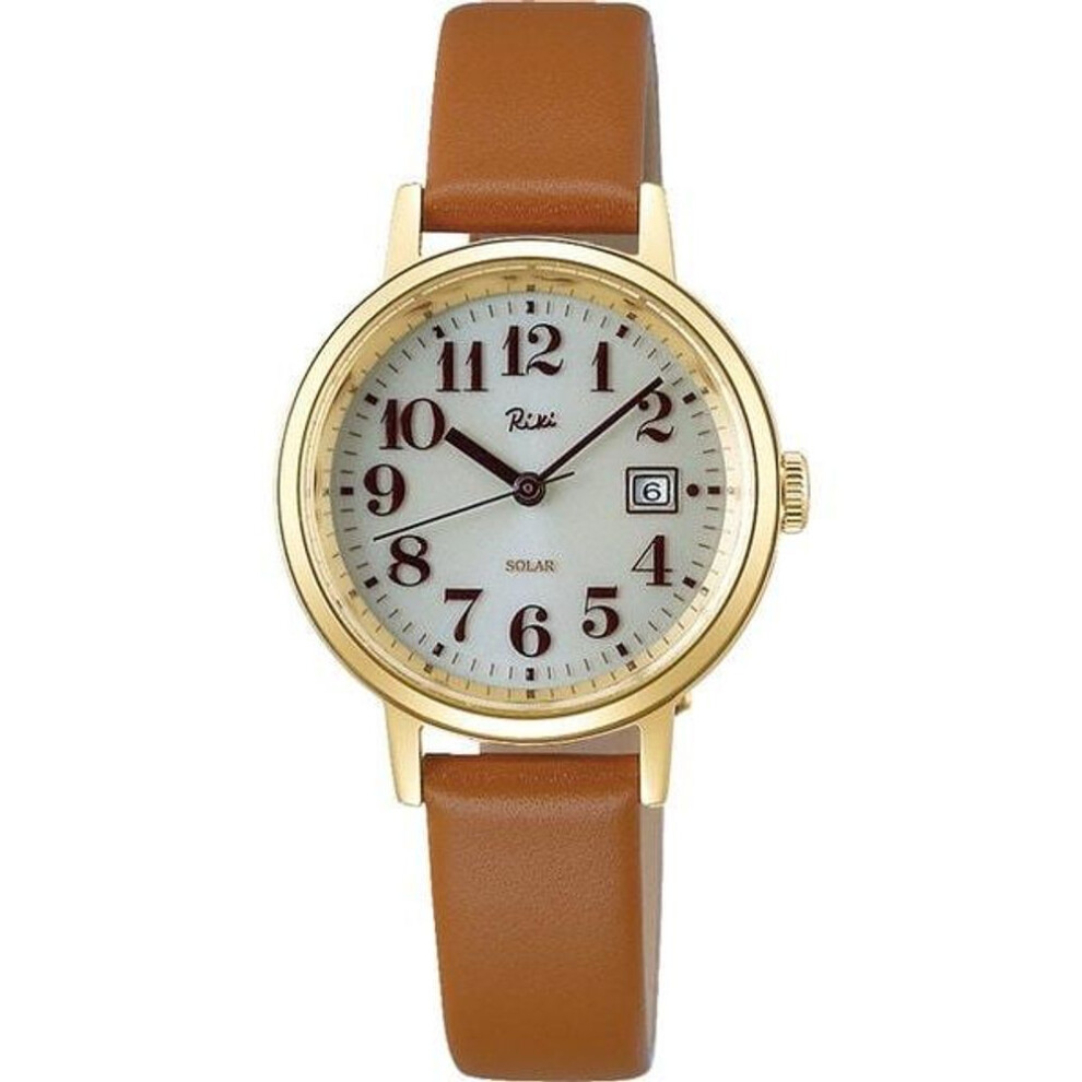 Seiko Women's AKQD402 (Riki Women's Leather Band) Round Watch Analog