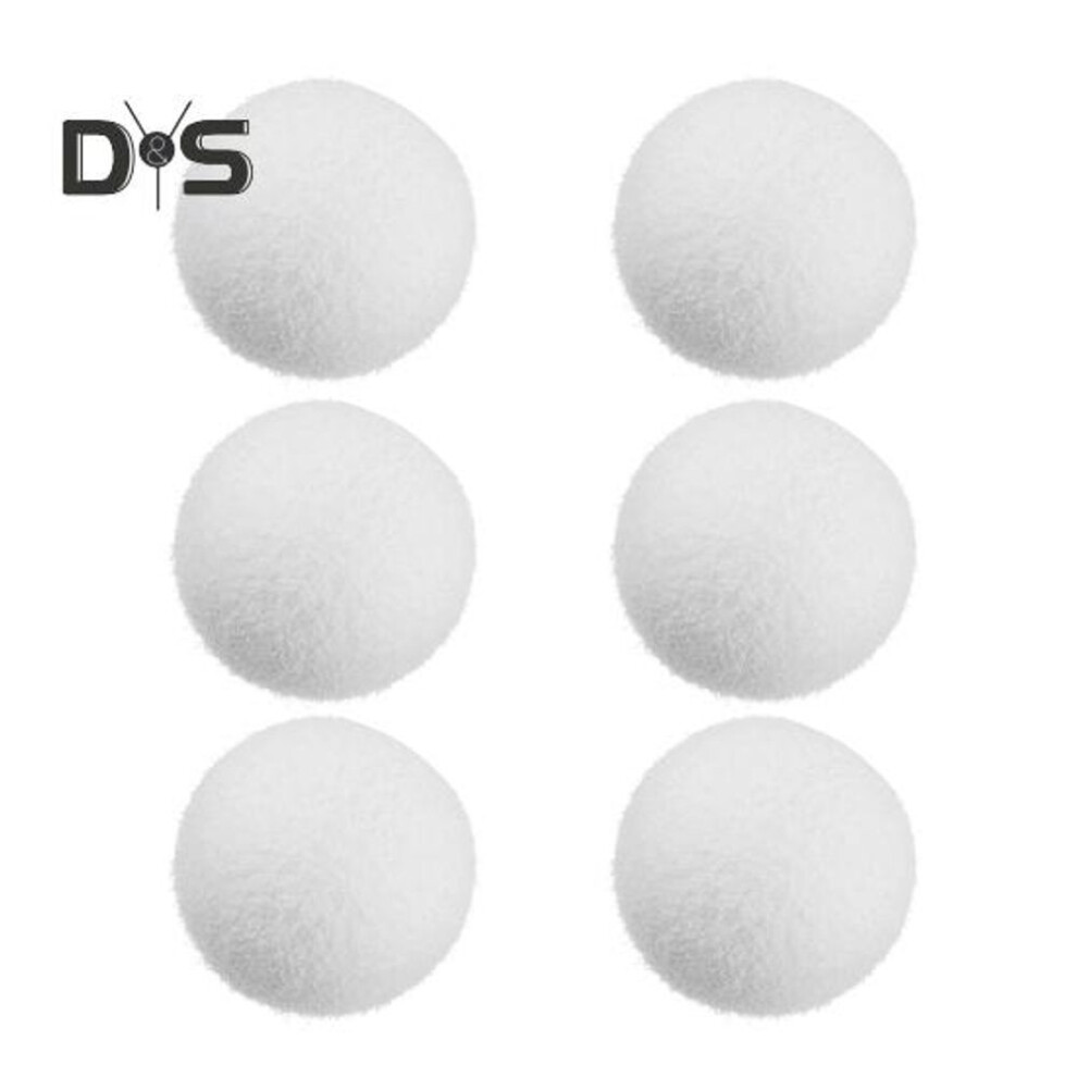 6 Pcs Sponge Filter Ball Reusable Scum Eliminating Sponge Balls Washable Floating Oil Absorbing Filter Balls for Hot Tub Pool Spa Scum Removal