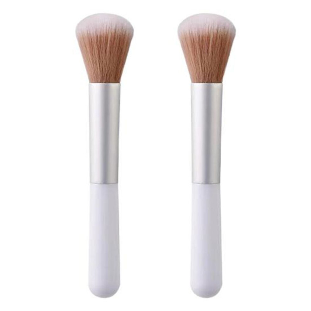 2Pcs Dust Remove Makeup Brushes Artificial Fiber Universal Blush Face Cosmetic Make Up Tool