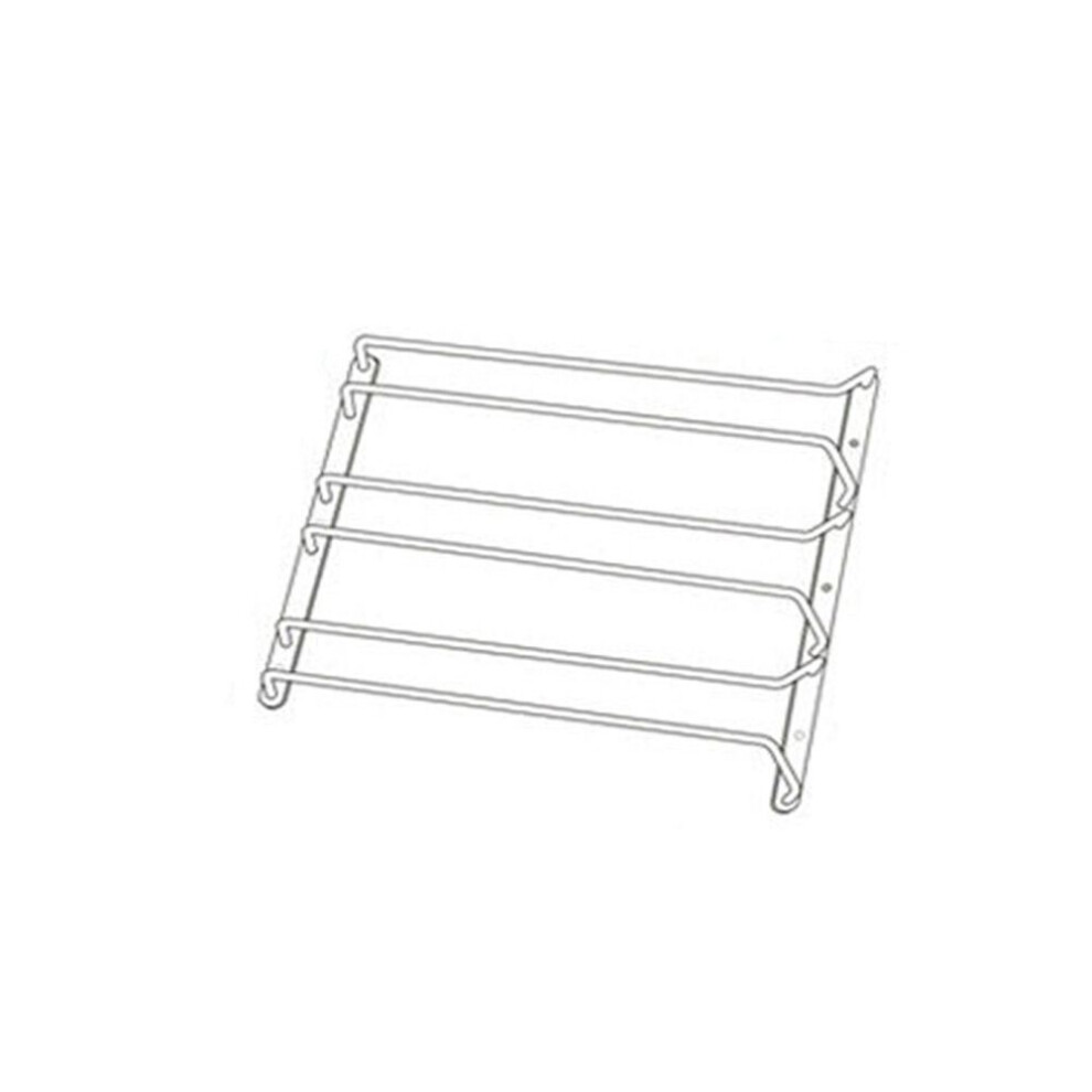 (34CM-Three Rows) Row Bar Accessories Multiple Size Double Row Wine Rack Wine Glass Rack Goblet Holder Glass Holder