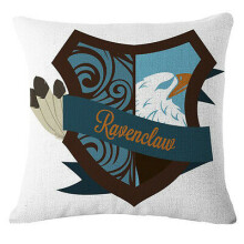 (Ravenclaw #3)Harry Potter Gryffindor Slytherin Ravenclaw Hufflepuff Pillowcase Cover Cushion