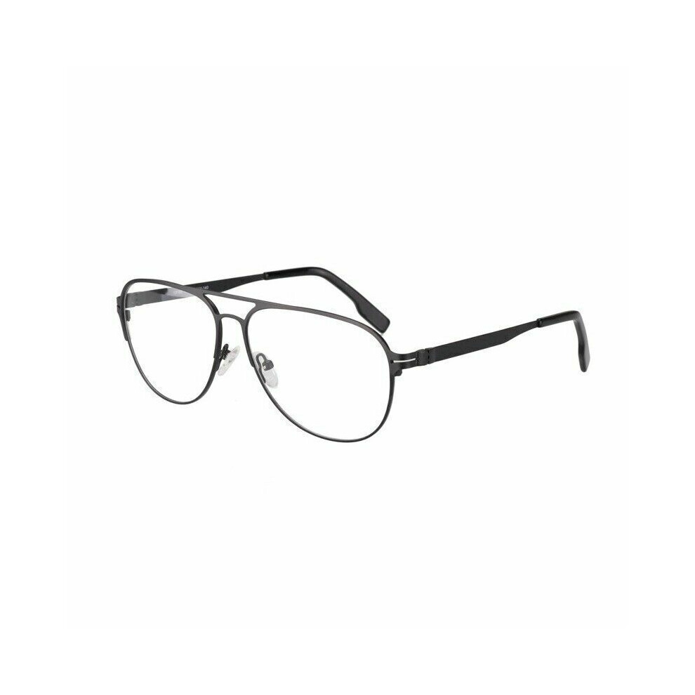 Black (, +1.0) Bifocal Reading Glasses Transition Photochromic Sunglasses Metal Readers