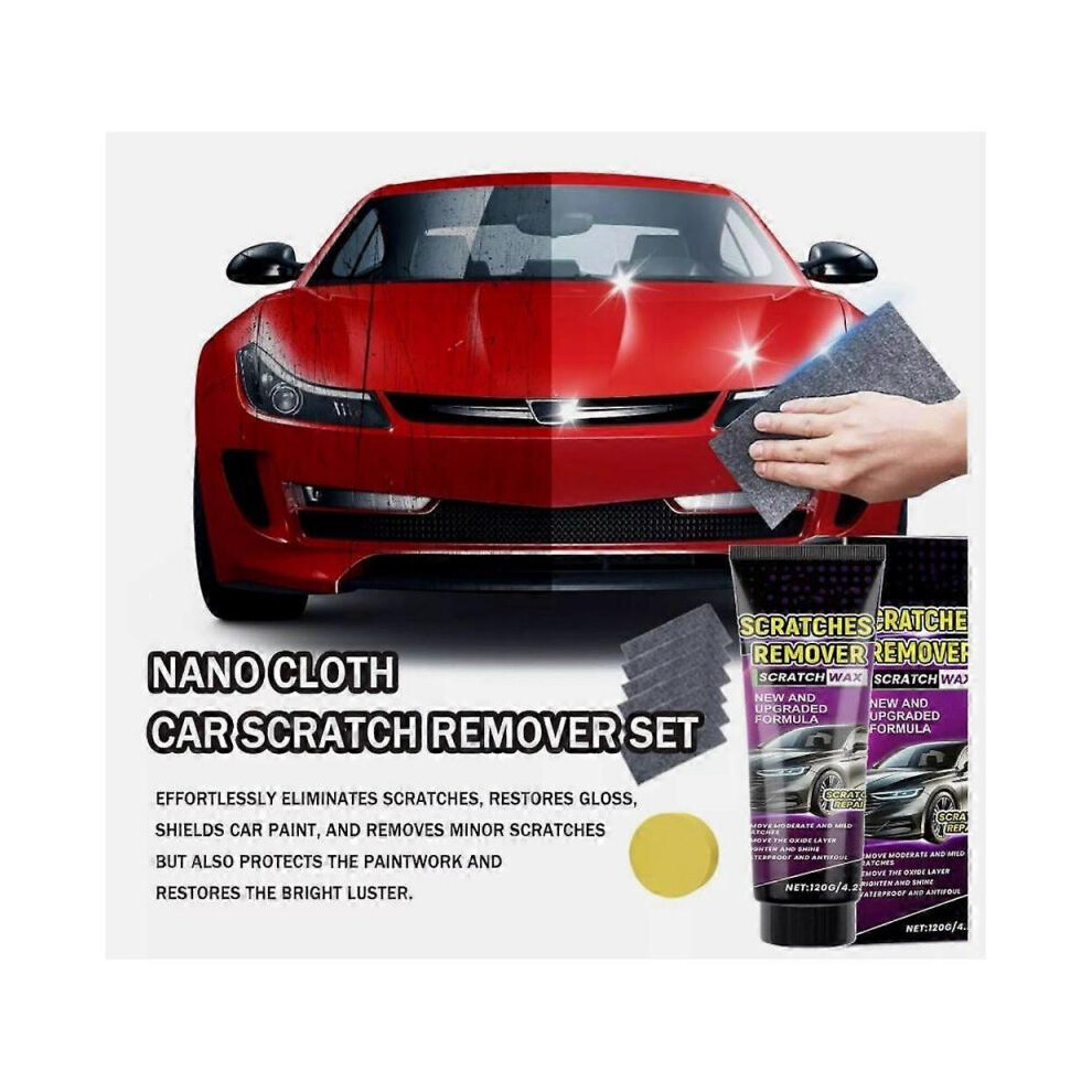 Lot De 6 Chiffons Nano Anti-rayures Pour Voiture - Compatible Toutes Couleurs - Pour Rayures Légères