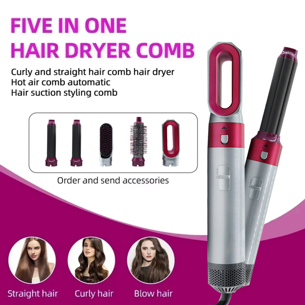 5 in 1 Professional Hair Curler Dryer Styler Curler Straightner