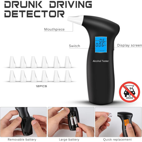 Breathalyzer & Alcohol Tester 1