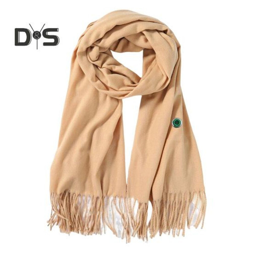 (brown) Heated Scarf with Rechargeable Battery 3 Temperature Settings Lightweight Winter Electric Scarf Cold Weather Scarf