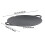 Living And Home (35cm) Pre-Seasoned Round Cast Iron Grill Pan 7