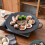 Living And Home (40cm) Pre-Seasoned Round Cast Iron Grill Pan 3