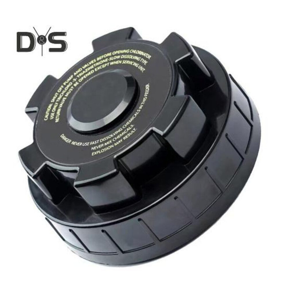 (as the picture, A) CL100 CL200 Chlorinator Cover Automatic Chlorinator Feeder Cover Replacement with Sealing O-Ring Chlorinator Feeder Top Cover Replacement Part