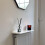 (White, 60cm) Rounded-edge Floating Radiator Shelf with Included Brackets, No Need for Drilling 4