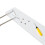 (White, 60cm) Rounded-edge Floating Radiator Shelf with Included Brackets, No Need for Drilling 7