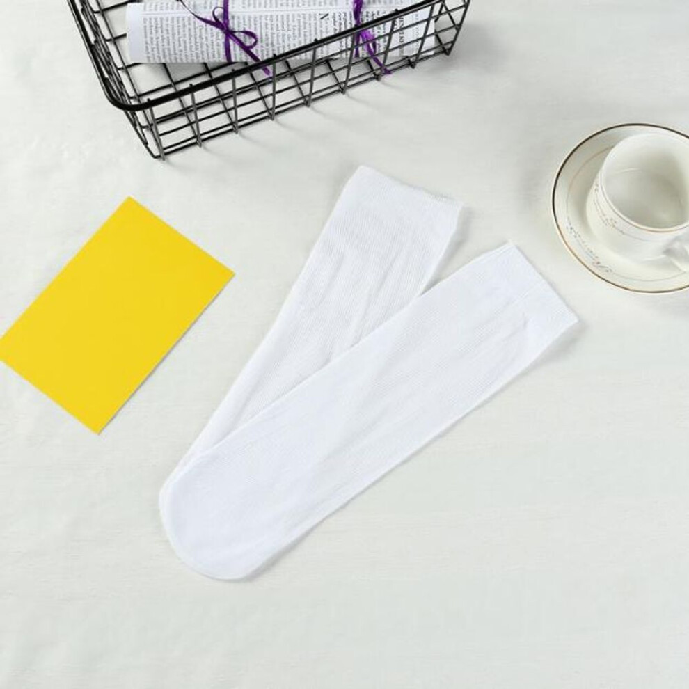 (white, 10Pairs) 10 Pairs Men's Socks Thin Breathable Deodorant Silky Ice Silk Men's Socks