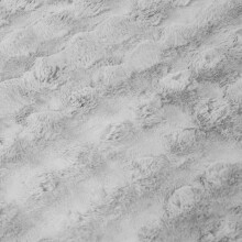 (Silver Bubble, 120 x 170cm) OHS Embossed Tufted Rug Arches Waffle Ribbed Bubble Textured Soft Cosy Plush Plump Fleece Faux Fur Anti-Slip Indoor Runner Mat Carpet