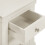 Seconique Bordeaux 3 Drawer Bedside Ivory Fully Assembled 7