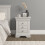 Seconique Bordeaux 3 Drawer Bedside Pebble Grey Fully Assembled 2