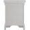 Seconique Bordeaux 3 Drawer Bedside Pebble Grey Fully Assembled 6