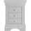 Seconique Bordeaux 3 Drawer Bedside Pebble Grey Fully Assembled 9