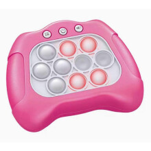 (Pink) Decompression Breakthrough Puzzle Game Machine, Pop Jigsaw Puzzle Game Fidget Game Toys