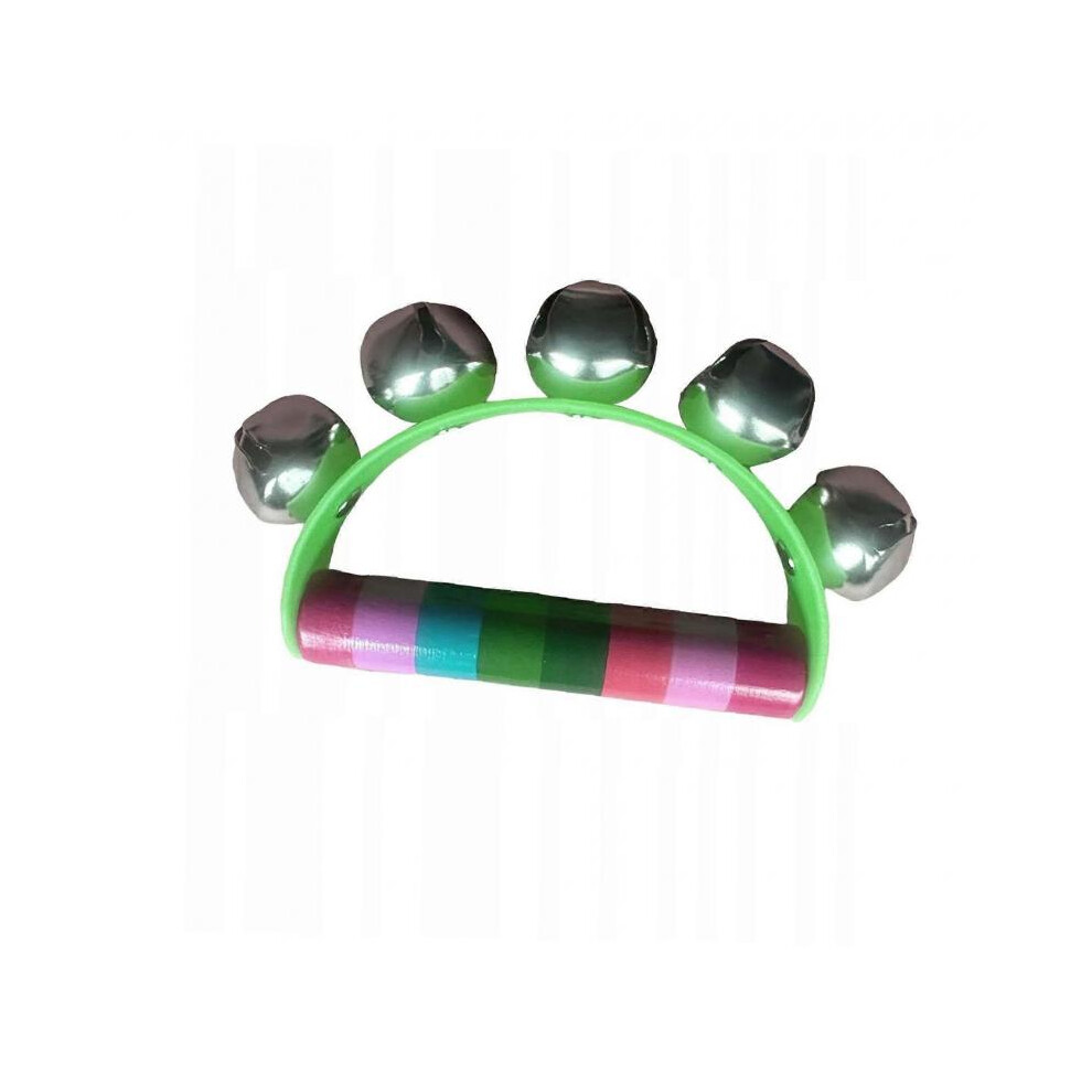 Wooden Percussion Instrument with Tambourine
