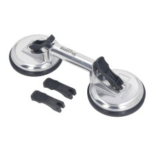 (As show, One size) Glass Suction Cup 2 Claws Heavy Duty Glass Puller Lifter for Granite Floor Mirror Marble 120kg