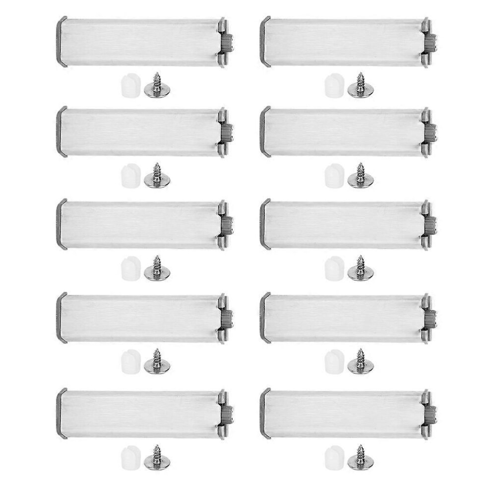 (As Show, One Size) 10Pcs Household Magnetic Door Latch Damper For Furniture Cabinet Drawer Closet Cupboard Accessory 6909775996546
