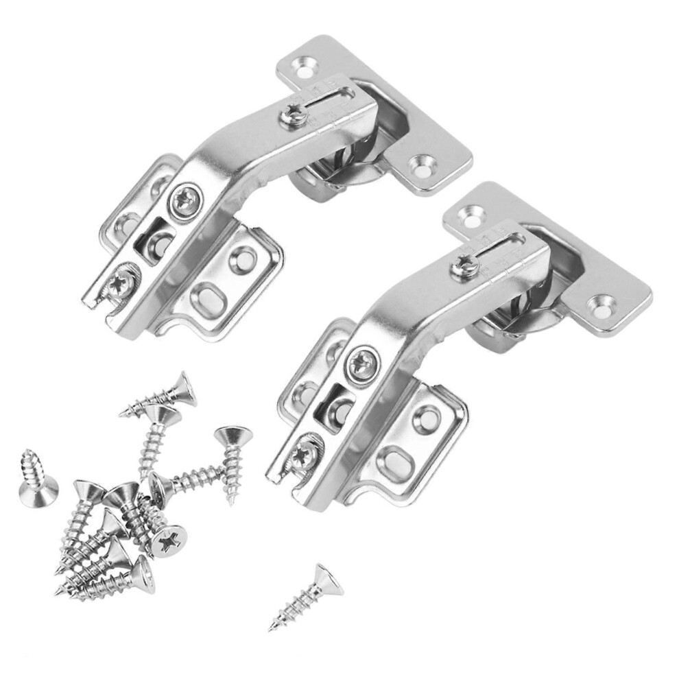 (As Show, One Size) Corner Fold Cabinet Door 135 Degree Angle Hinge With Screws 6909775997147