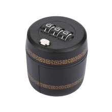 (As show, One size) Zinc Alloy Wine Bottle Password Lock Three digit Combination Pass Code Wine Protector