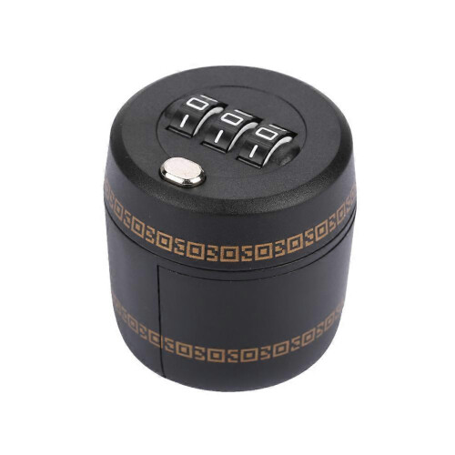 (As show, One size) Zinc Alloy Wine Bottle Password Lock Three digit Combination Pass Code Wine Protector