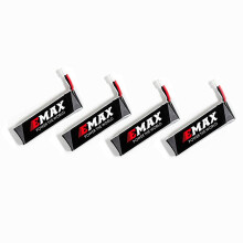 (As show, One size) 4pcs EMAX HV 3.8V 450mAh Lipo Battery for EMAX Tinyhawk FPV Racing Drone