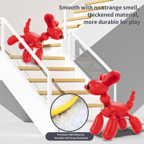 (White, One size) Remote Control Dog, Remote Control Programming Balloon Dog Intelligent Singing Dancing Toy for Kids 1