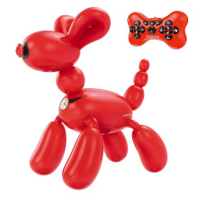 (White, One size) Remote Control Dog, Remote Control Programming Balloon Dog Intelligent Singing Dancing Toy for Kids