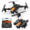 (2 battery, One size) Remote Control Drone with Daul Camera 4K Optical Flow Positioning Obstacle Avoidance 5GWIFI FPV Dron 3