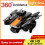 (2 battery, One size) Remote Control Drone with Daul Camera 4K Optical Flow Positioning Obstacle Avoidance 5GWIFI FPV Dron 1