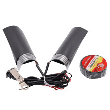 (As show, One size) 12V Motorcycle Heating Handle Cover Electric Heating Handlebars Warmer Winter Heated Handlebar