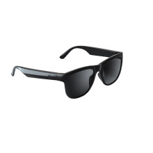 (As show, One size) LECOO C8 Smart Wireless BT Glasses Headset HD Sound Quality Touch Buttons Replaceable Polarized Lens