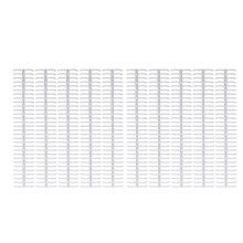 (As show, One size) 10 Pcs Binding Comb 19mm 30 Ring 150 Sheet Capacity Plastic Comb Binding Spines for A4 B5 A5 Paper Transparent