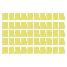 (As show, One size) 50Pcs Sheet Protector Paper Binding Cover Matte A5 20 Holes PP Plastic for Presentation Yellow