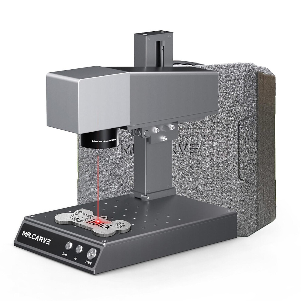 (Uk Plug, One Size) Mr. Carve M1 Pro Laser Engraver Desktop Marking Engraving Carving Marker Machine With Rt5 Rotary Rol 6909775580615