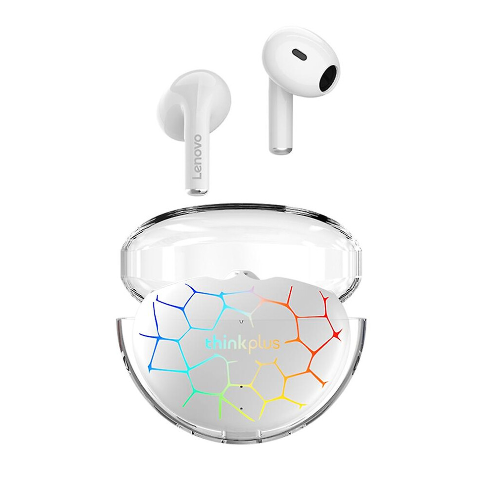 (As Show, One Size) Thinkplus Lp80 Pro Rgb Headphones Wireless Bt Headset Bt5.3 Smart Chips Gradient Rgb Long Batt Light 6909775629734
