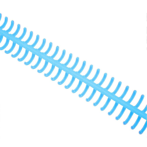 (As show, One size) 10PCS 34 Hole Binding Spine Plastic Split Loose Leaf Rings Detachable Binding Loop 12mm Diameter Blue 2
