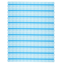 (As show, One size) 10PCS 34 Hole Binding Spine Plastic Split Loose Leaf Rings Detachable Binding Loop 12mm Diameter Blue
